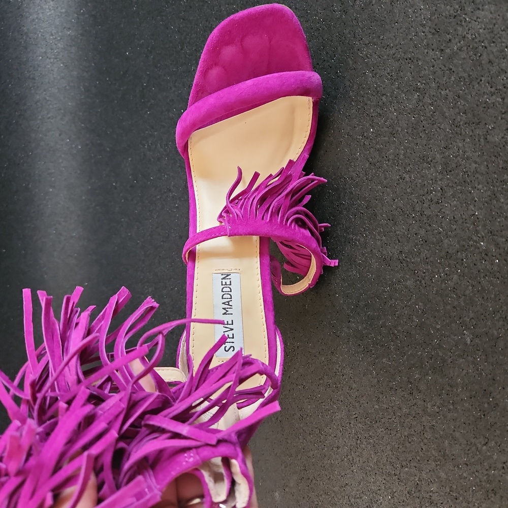 Steve Madden purple Suede Fringly - Picture 6 of 8